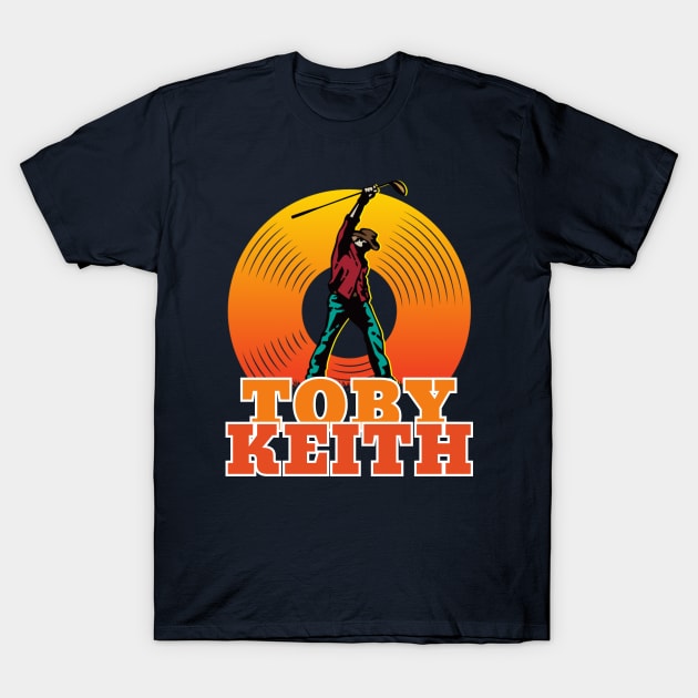 Toby Keith T-Shirt by Mr. Chimp